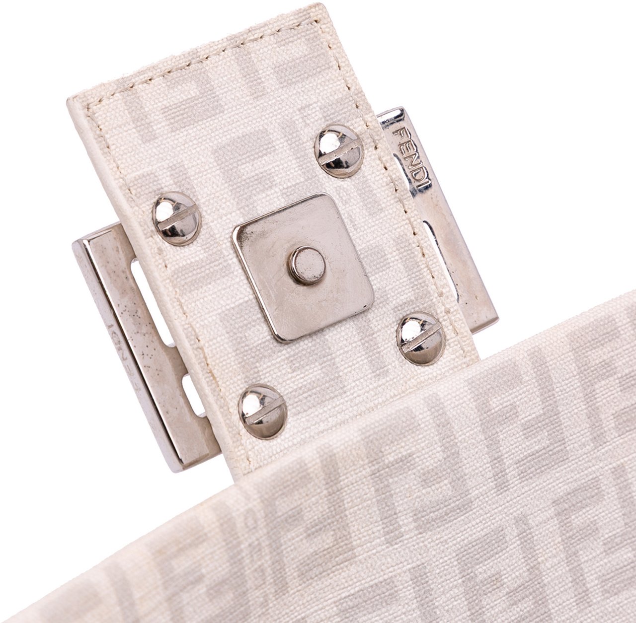 Fendi Zucchino Canvas Mama Forever Crossbody Wit