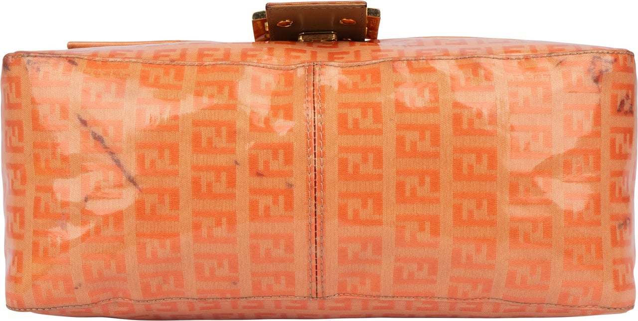 Fendi Fendi FF Monogram Mamma Baguette Handbag Oranje