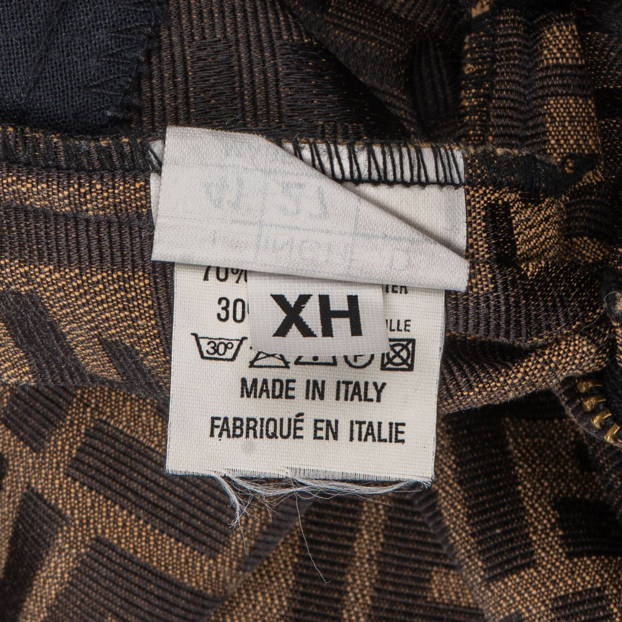 Fendi Fendi FF Monogram Women Jeans (DE 38-40 / IT 41) Bruin