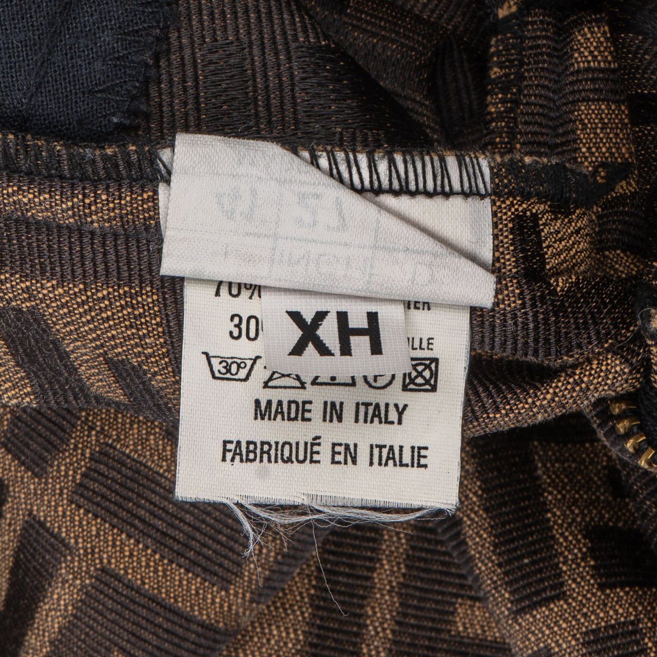 Fendi FF Monogram Women Jeans (DE 38-40 / IT 41) Bruin