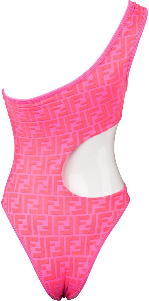 Fendi Fendi x Nicki Minaj FF Monogram Swimsuit (XS / IT 36) Roze