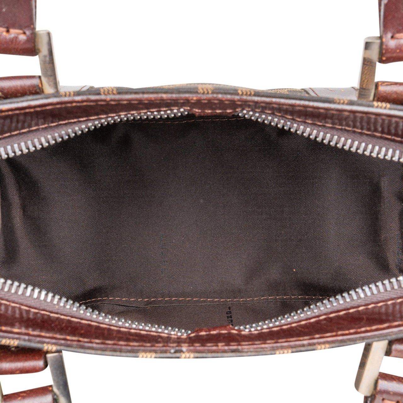 Fendi Fendi FF Monogram Zucca Handbag Bruin