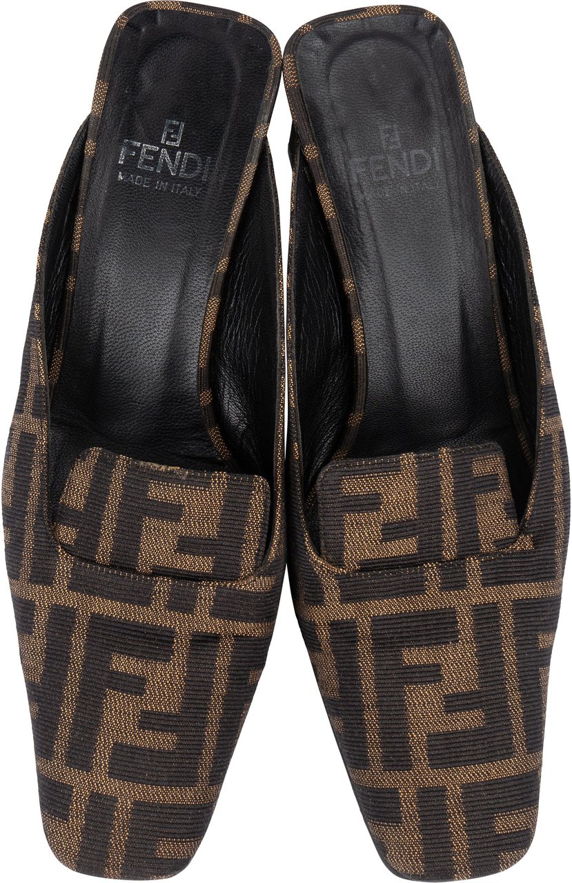 Fendi FF Monogram Heels (36,5) Bruin