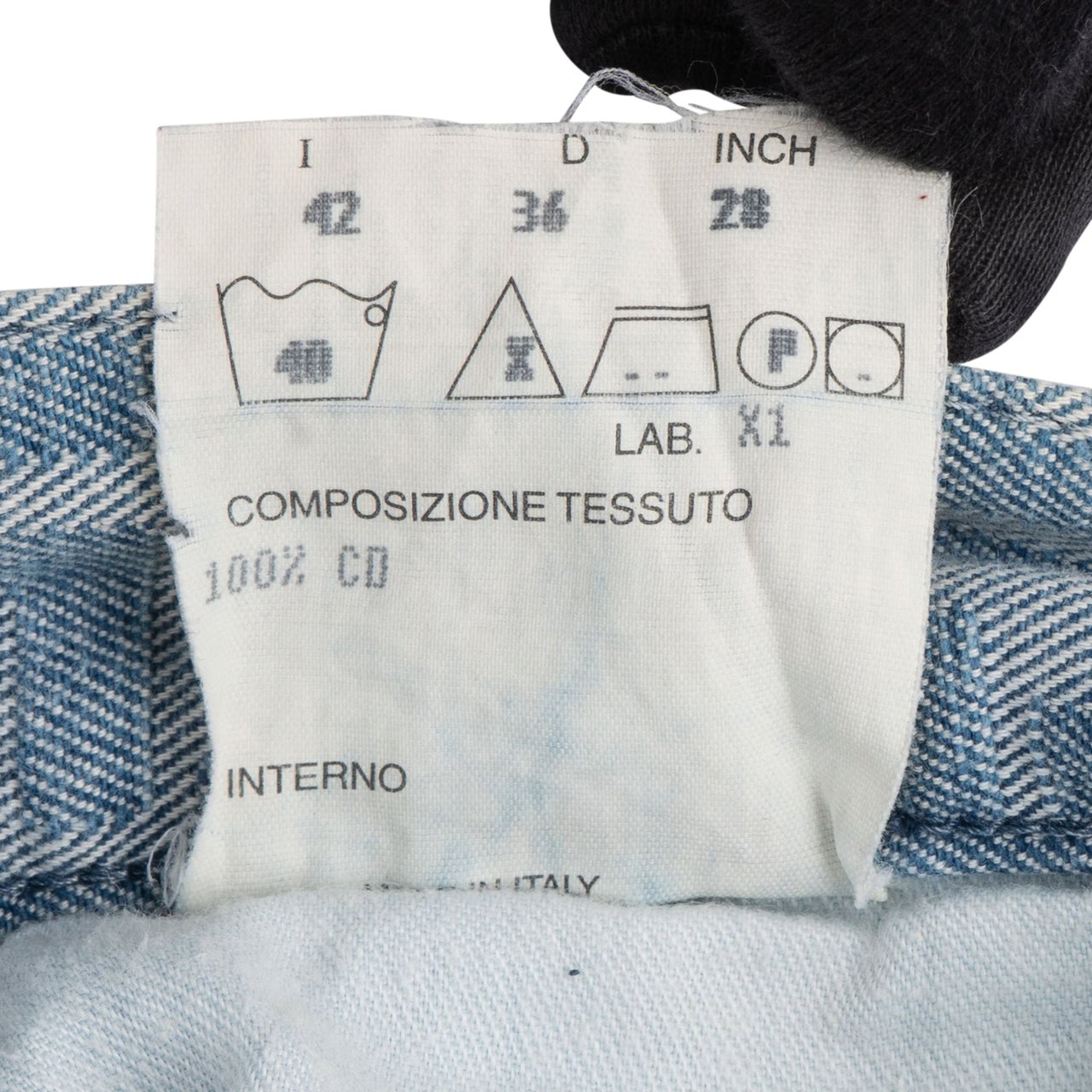 Fendi Fendi FF Monogram Women Jeans (IT42 / DE36) Blauw