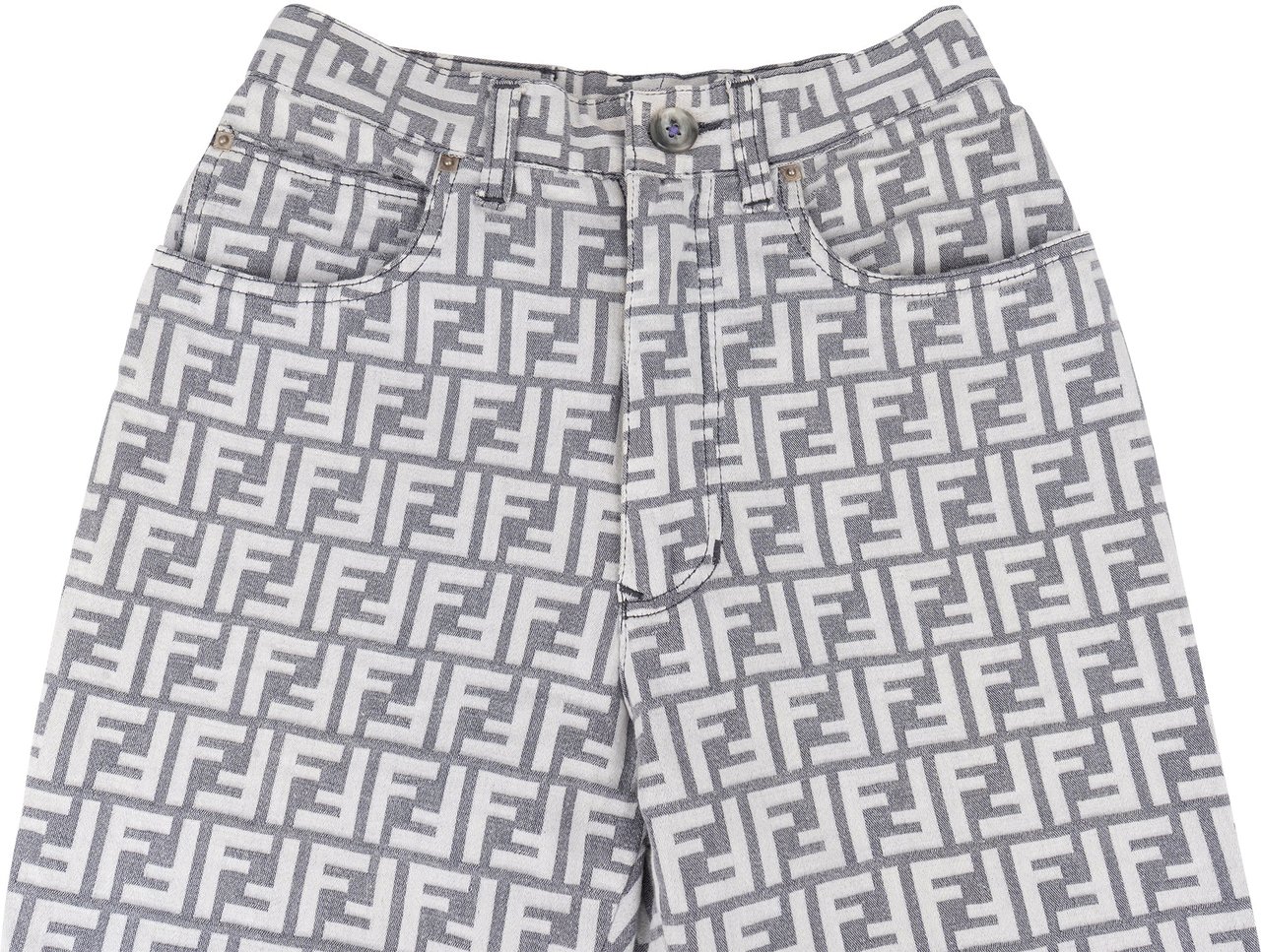 Fendi Fendi FF Monogram Women Pants (IT42 / DE38) Divers