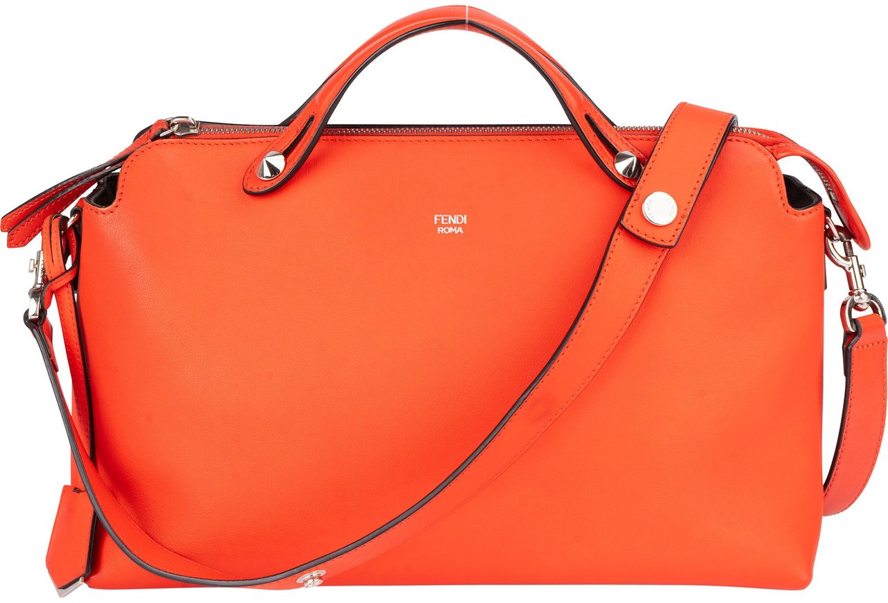 Fendi Fendi Coral Leather By The Way Handbag Rood