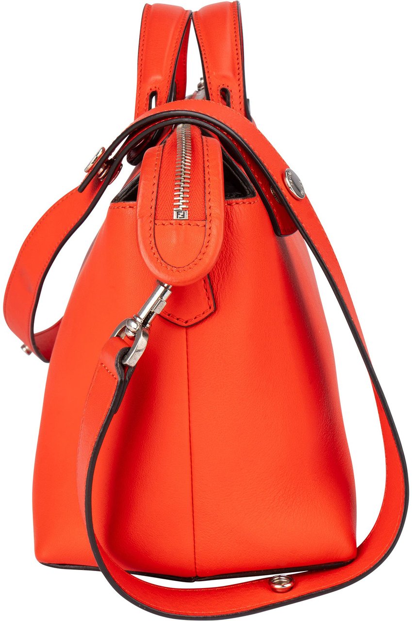 Fendi Fendi Coral Leather By The Way Handbag Rood