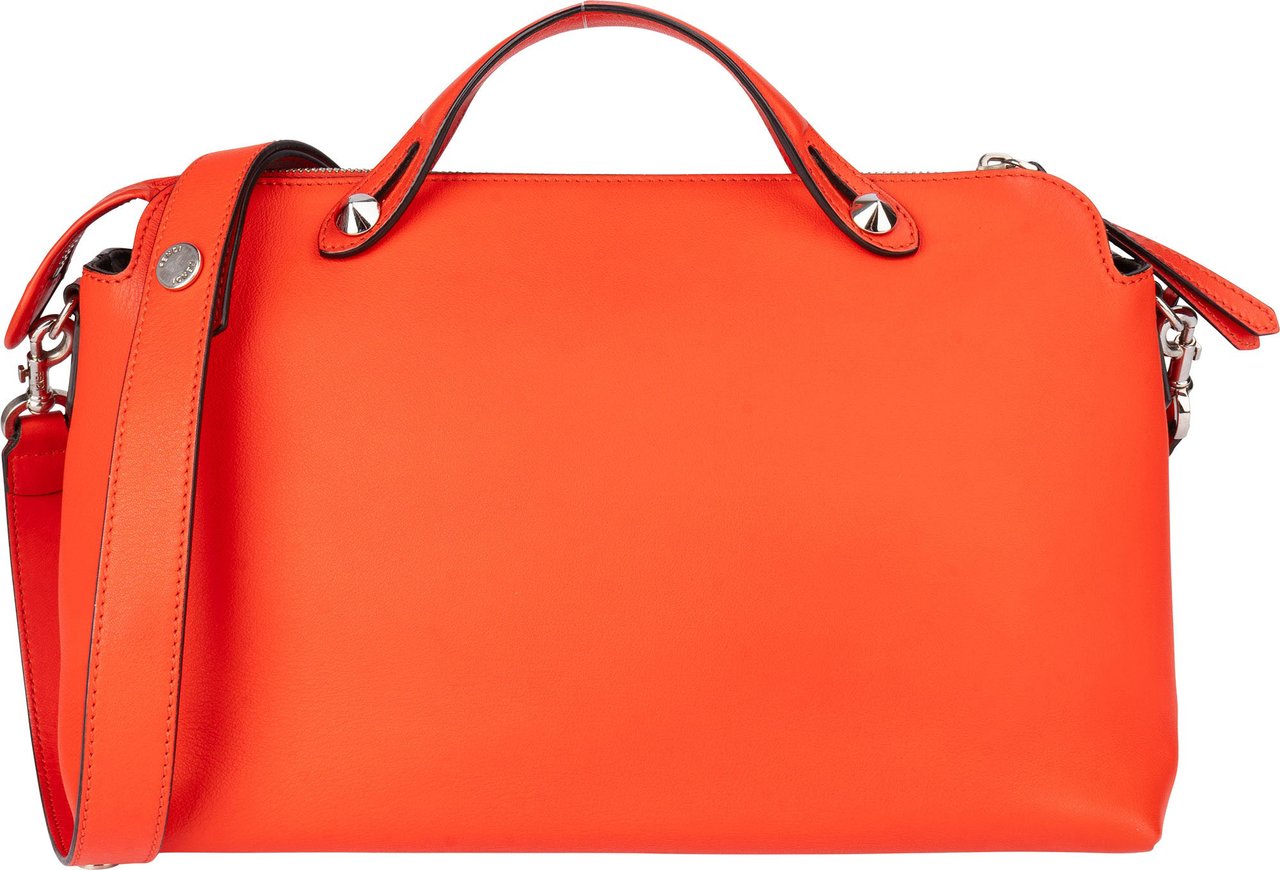 Fendi Fendi Coral Leather By The Way Handbag Rood