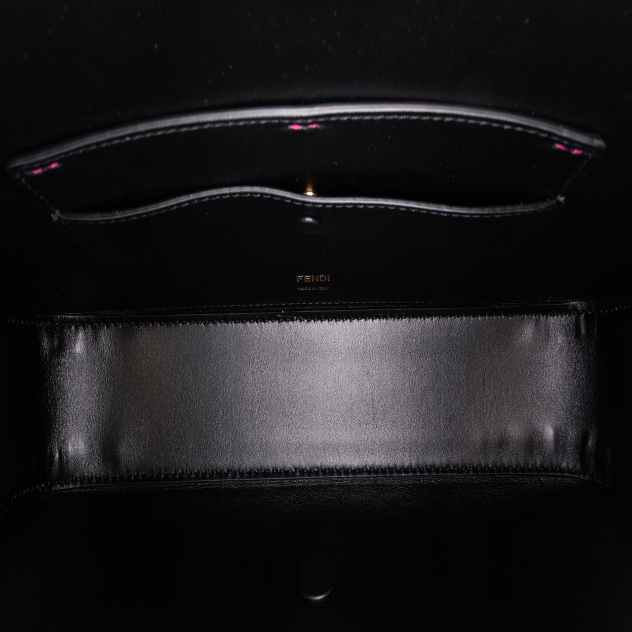 Fendi Stefano Pilati Nappa Twist Baguette Satchel Rood