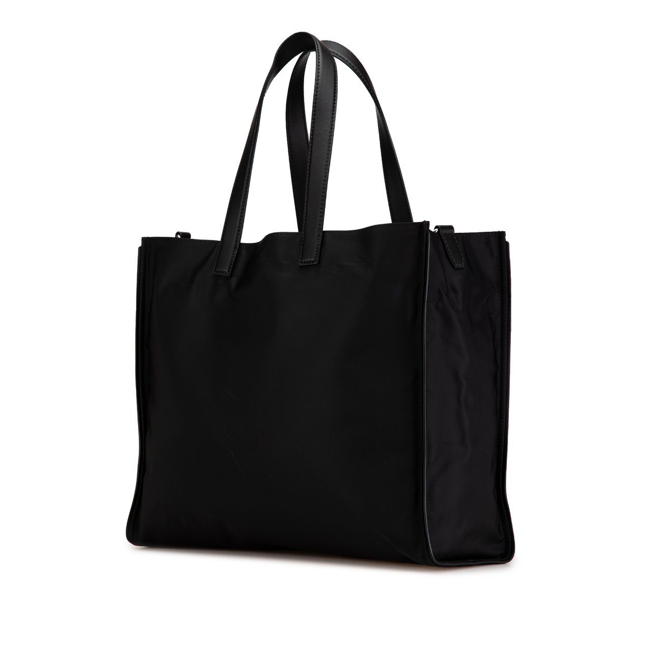 Fendi Large Nylon Fendi Faces Tote Zwart