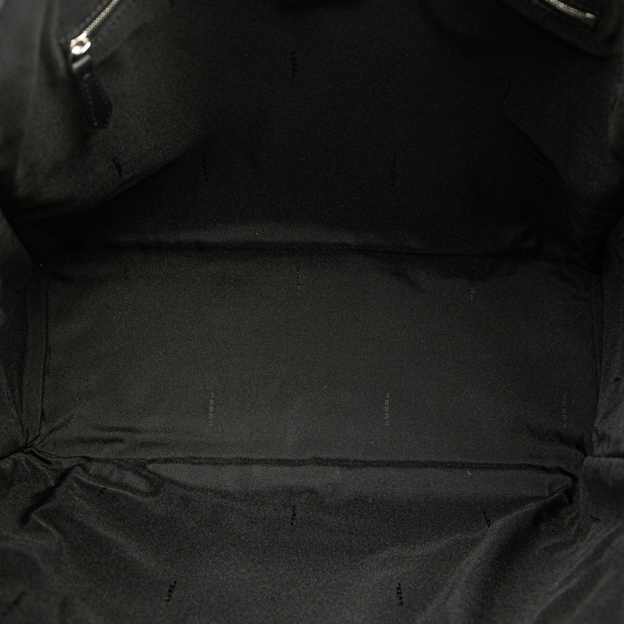 Fendi Large Nylon Fendi Faces Tote Zwart