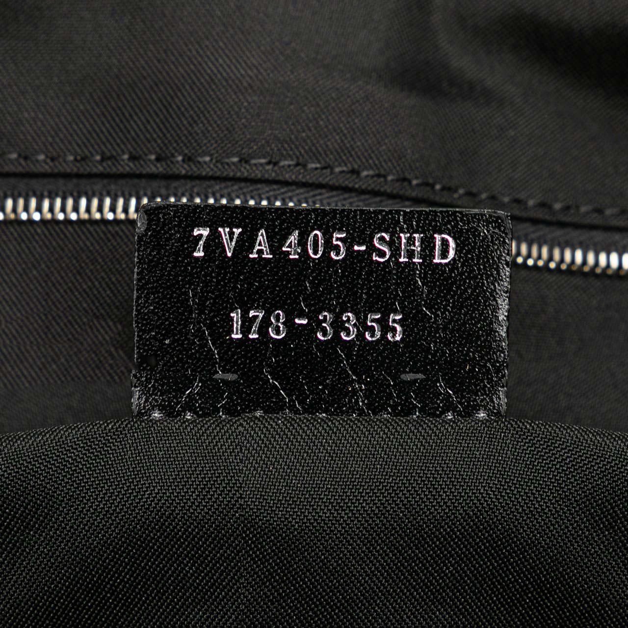 Fendi Large Nylon Fendi Faces Tote Zwart