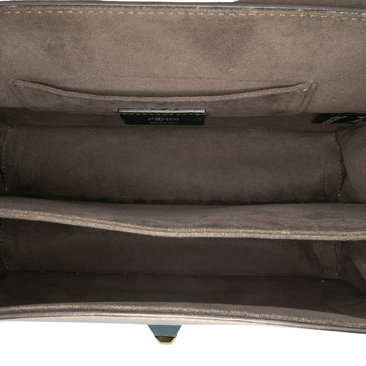 Fendi Medium Scalloped Leather Kan I Satchel Roze