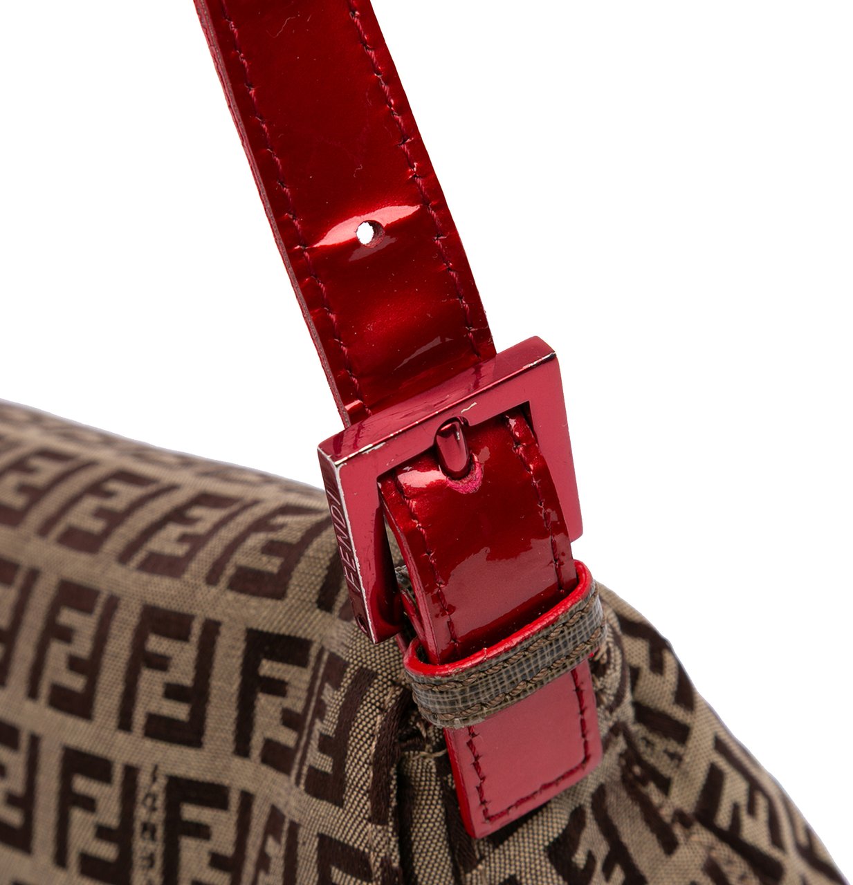 Fendi Zucchino Canvas Mamma Forever Bruin