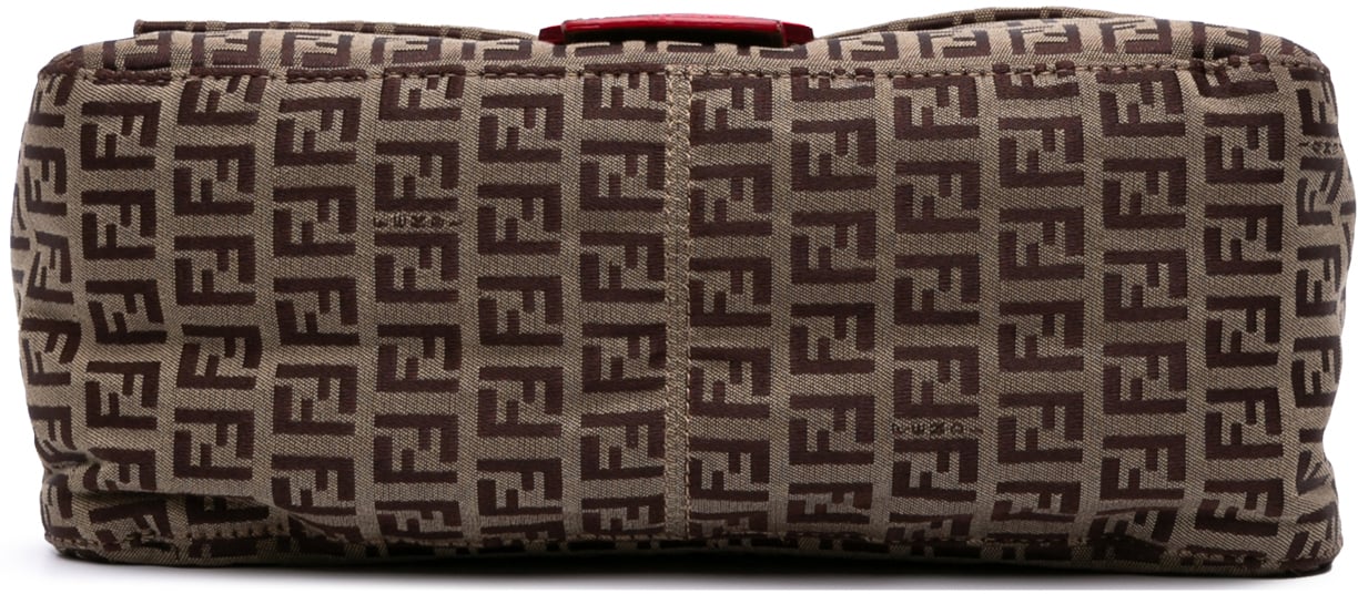 Fendi Zucchino Canvas Mamma Forever Bruin