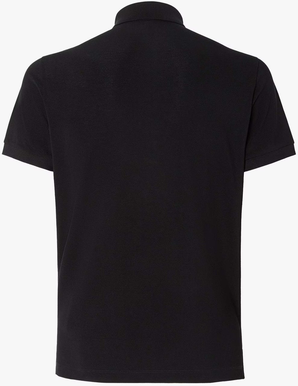 Fendi Slim-Fit Black Classic Collar Logo Polo Zwart