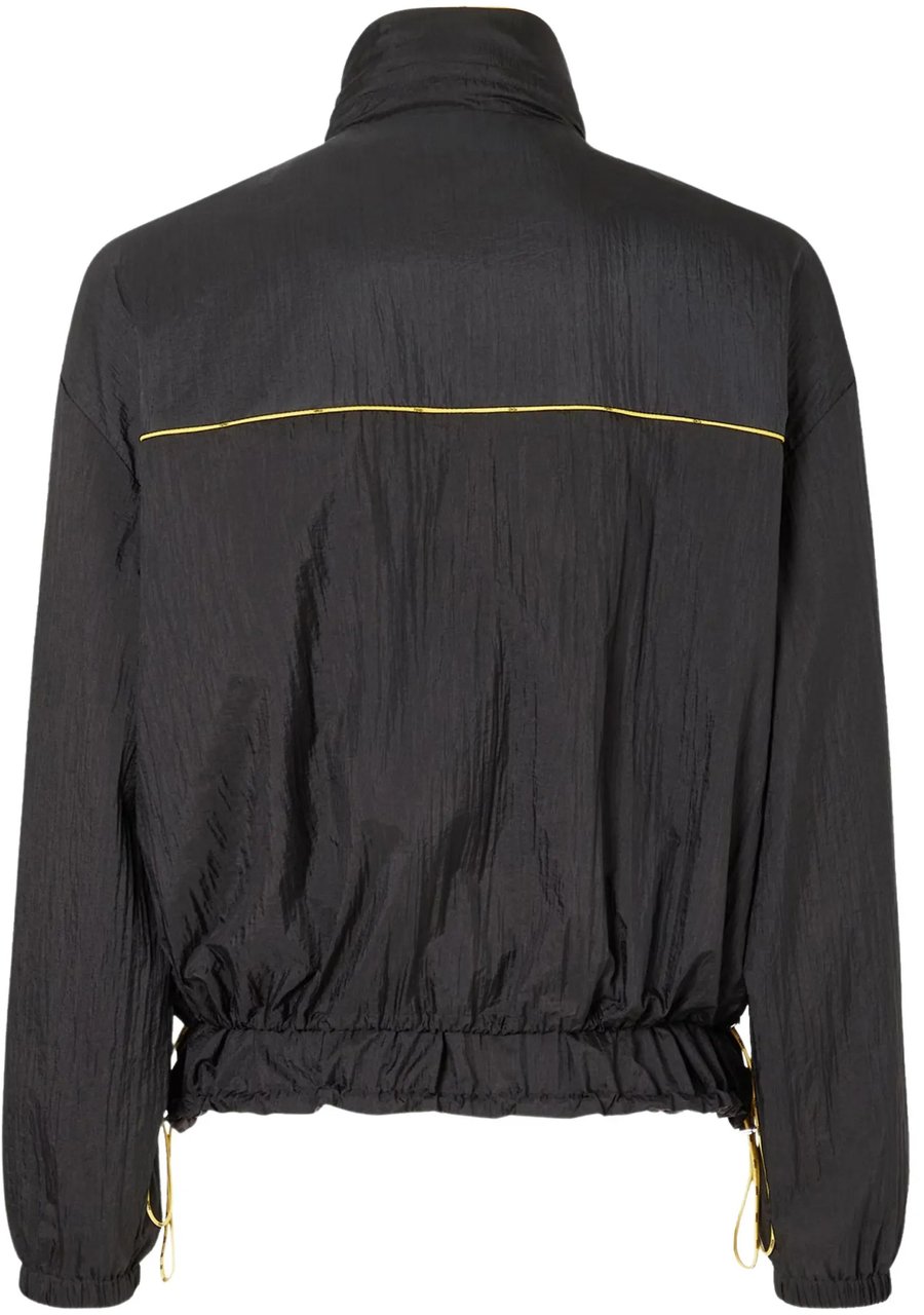 Fendi Kway Rev. Zucca Reversible Geometric Jacket Zwart