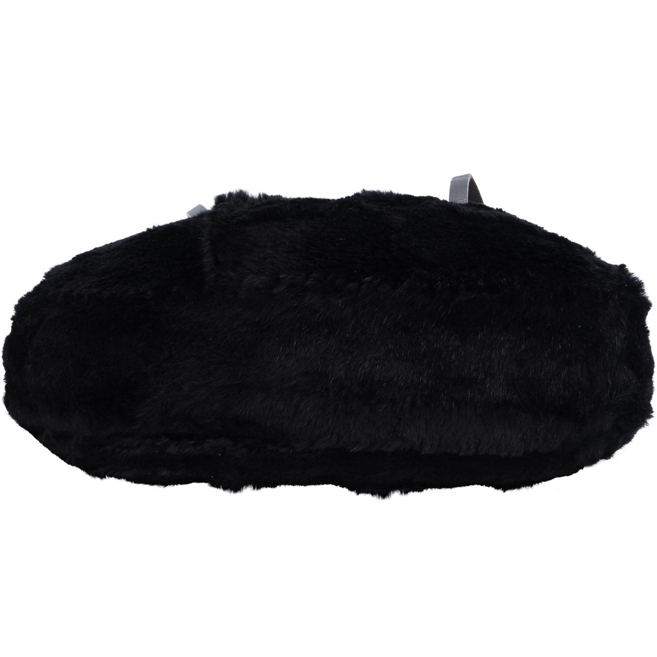 Fendi Fendi FF Buckle Black Fur Shoulder Bag Divers