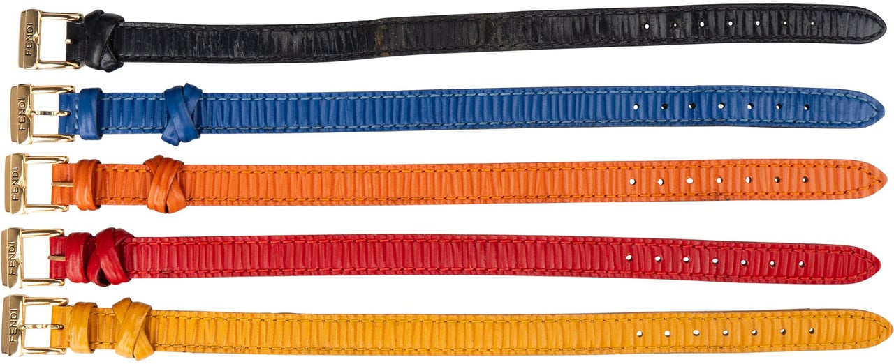 Fendi Fendi Gold Tone Chameleon 640L Women Watch Oranje