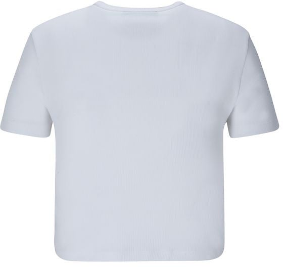 Fendi Fendi White Cotton T-Shirt Wit