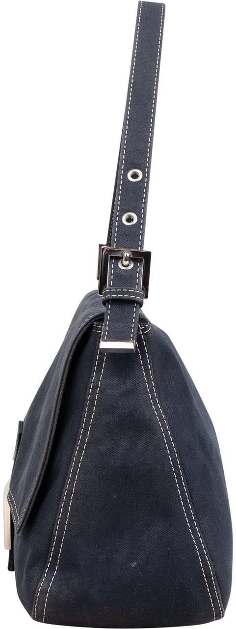 Fendi Fendi Baguette Mamma Shoulder Bag Navy