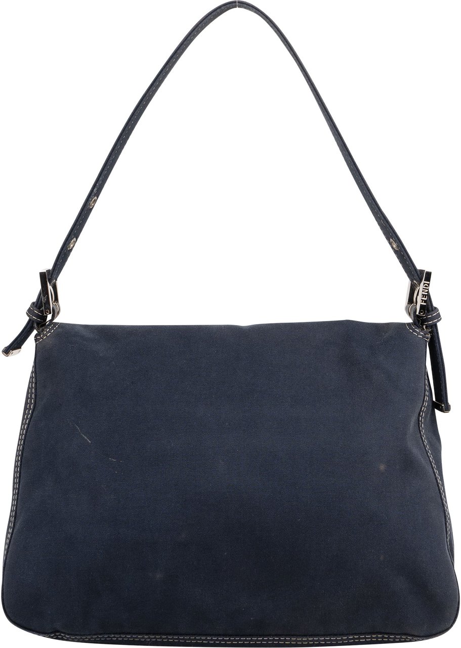 Fendi Fendi Baguette Mamma Shoulder Bag Navy