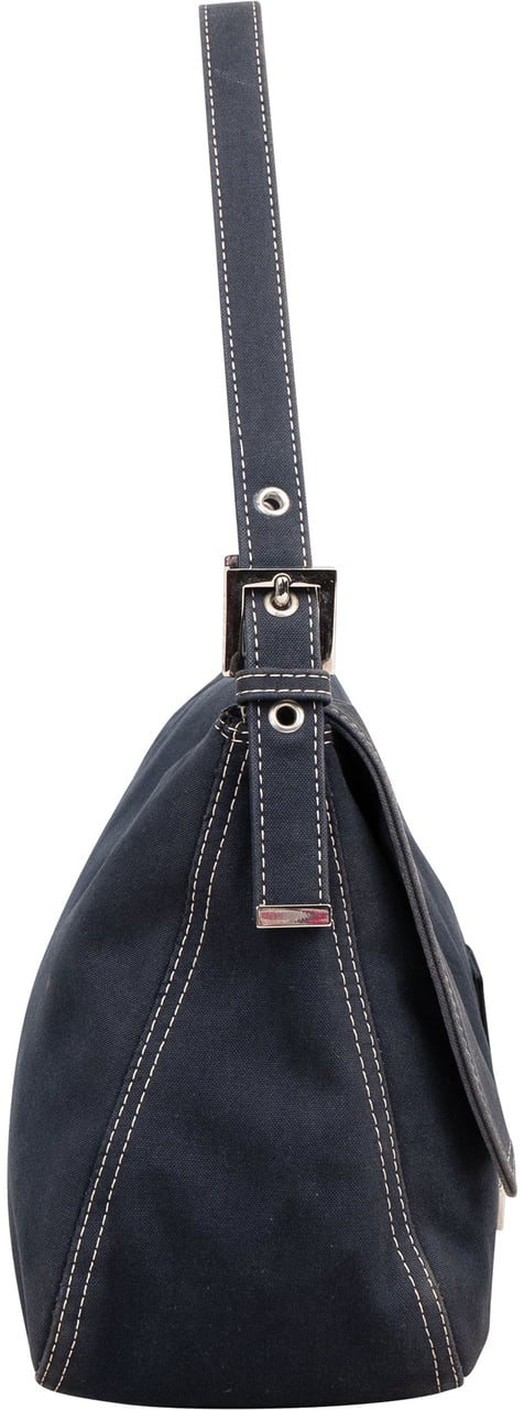 Fendi Fendi Baguette Mamma Shoulder Bag Navy