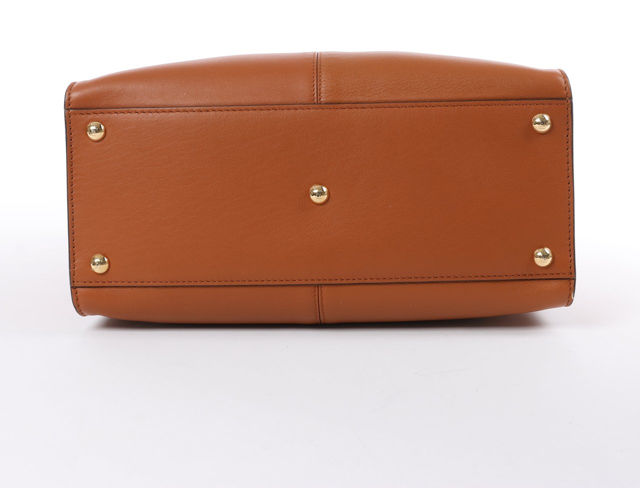 Fendi Fendi Peek-a-boo X-light Leather 2 Way Shoulder Bag in Brown Bruin