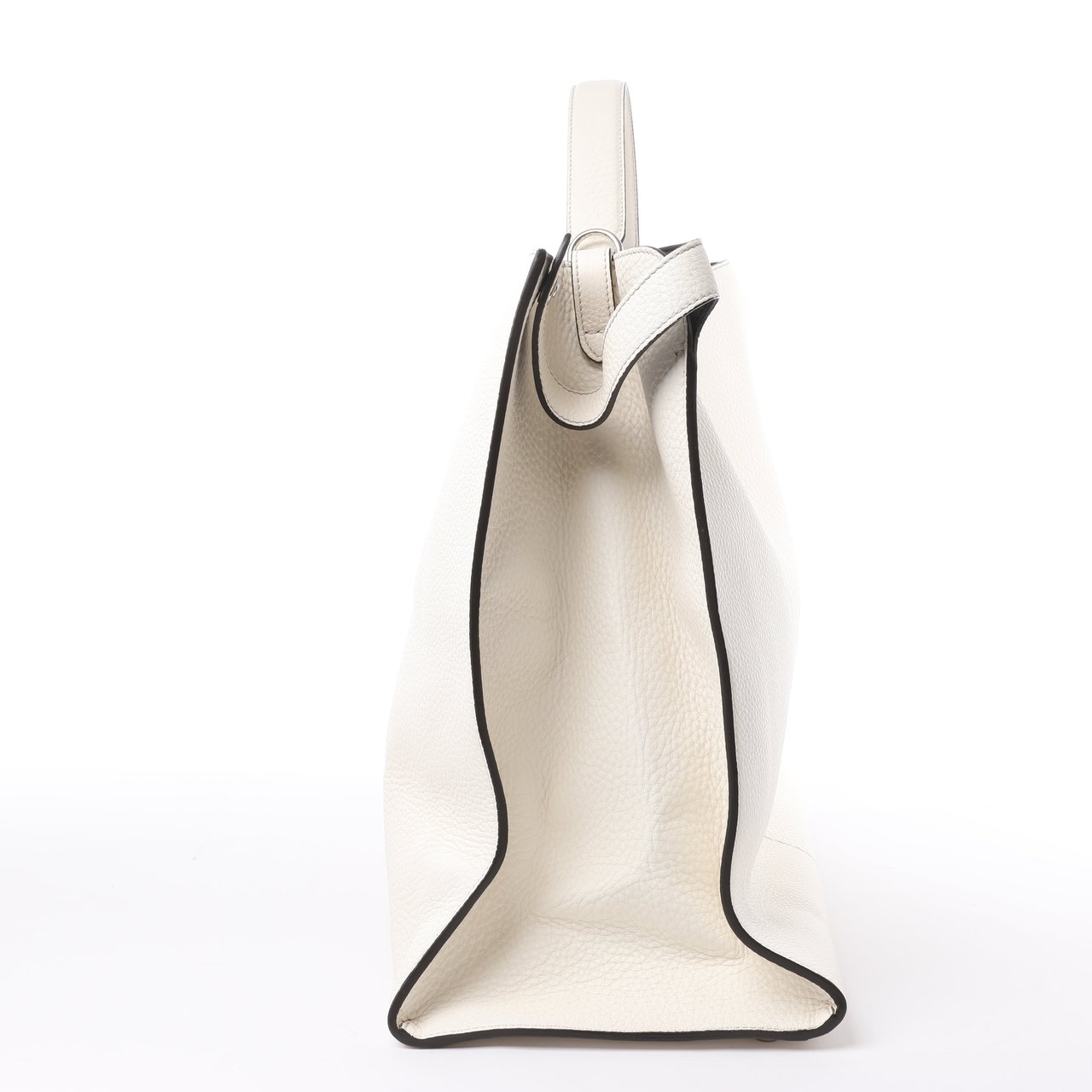 Fendi Fendi Peek-a-boo X-light Leather Handbag in White 7VA448 Wit