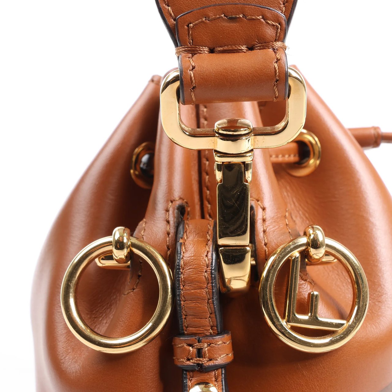 Fendi Fendi Mon Tresor Mini 2Way Shoulder Bag in Brown 8BS010 Bruin