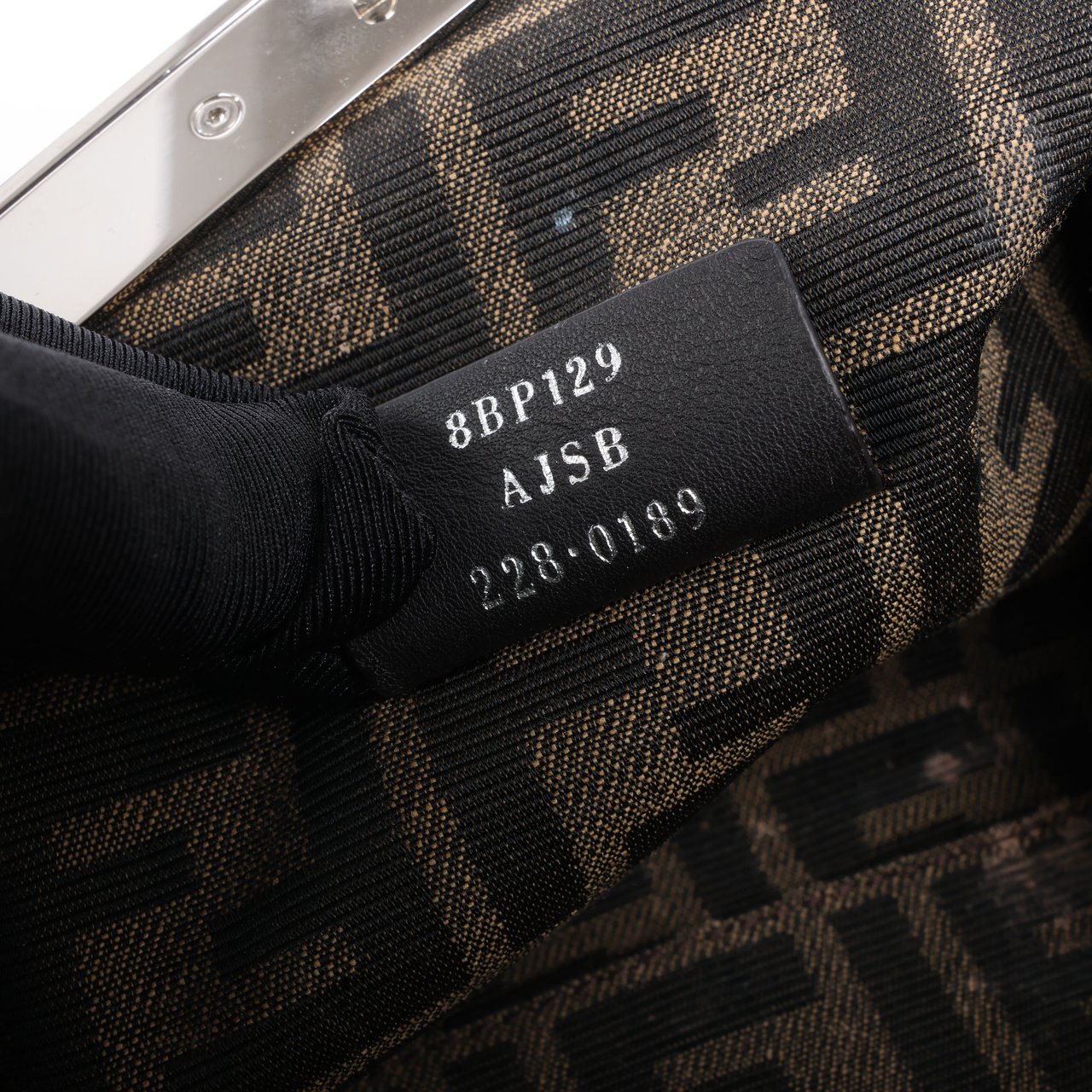 Fendi FENDI First Leather x Suede Shoulder bag in Beige 8BP129 Beige