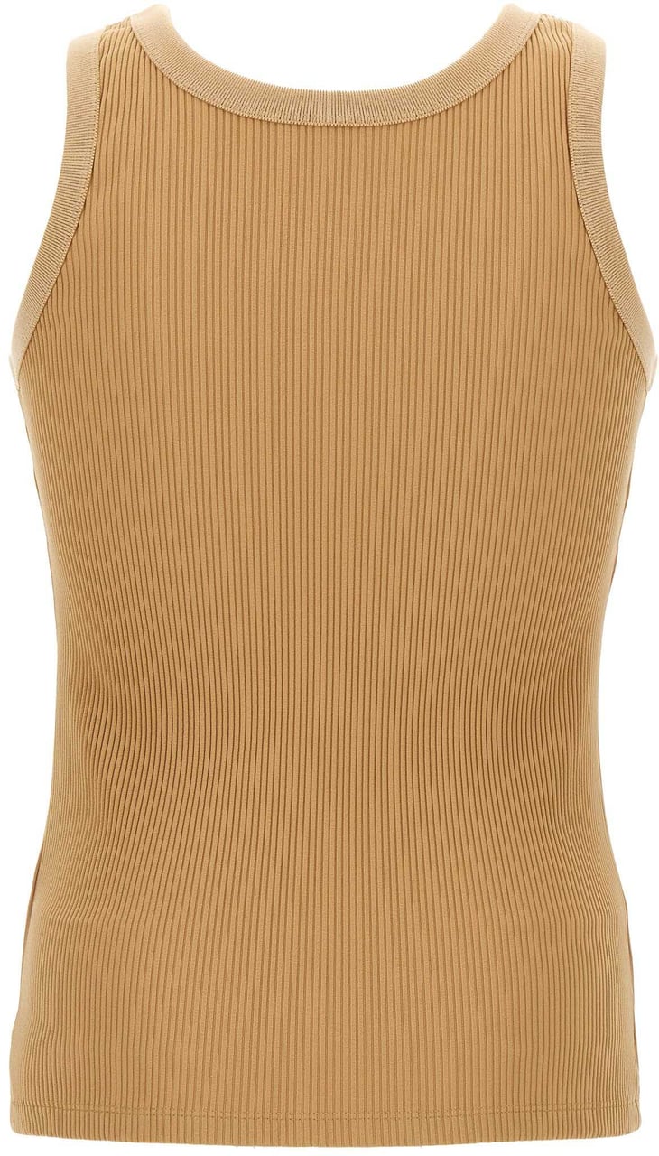 Fendi Beige Polyamide Tank Tops Beige