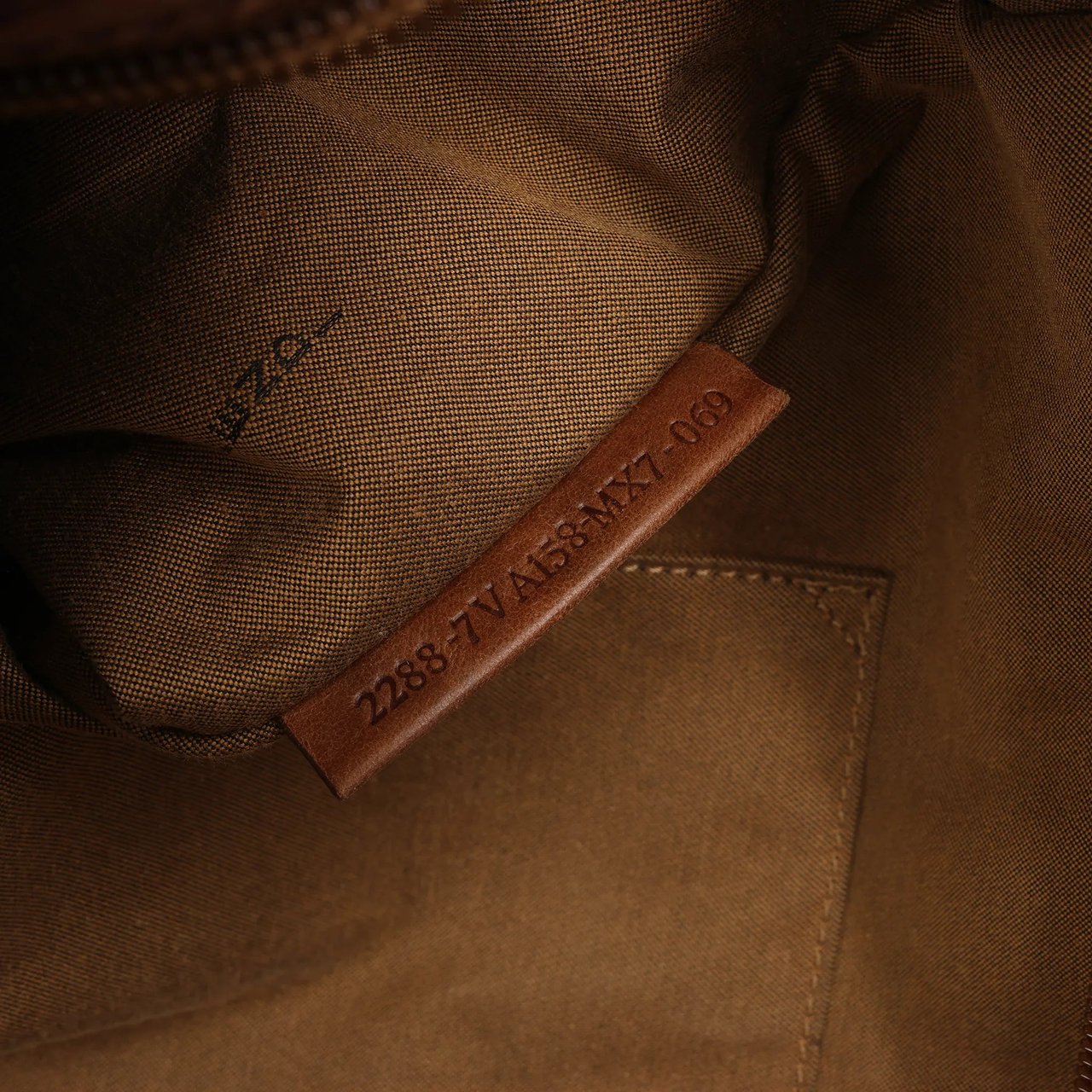 Fendi FENDI Zucca Canvas x Leather 2Way Handbag in Brown 7VA158 Bruin