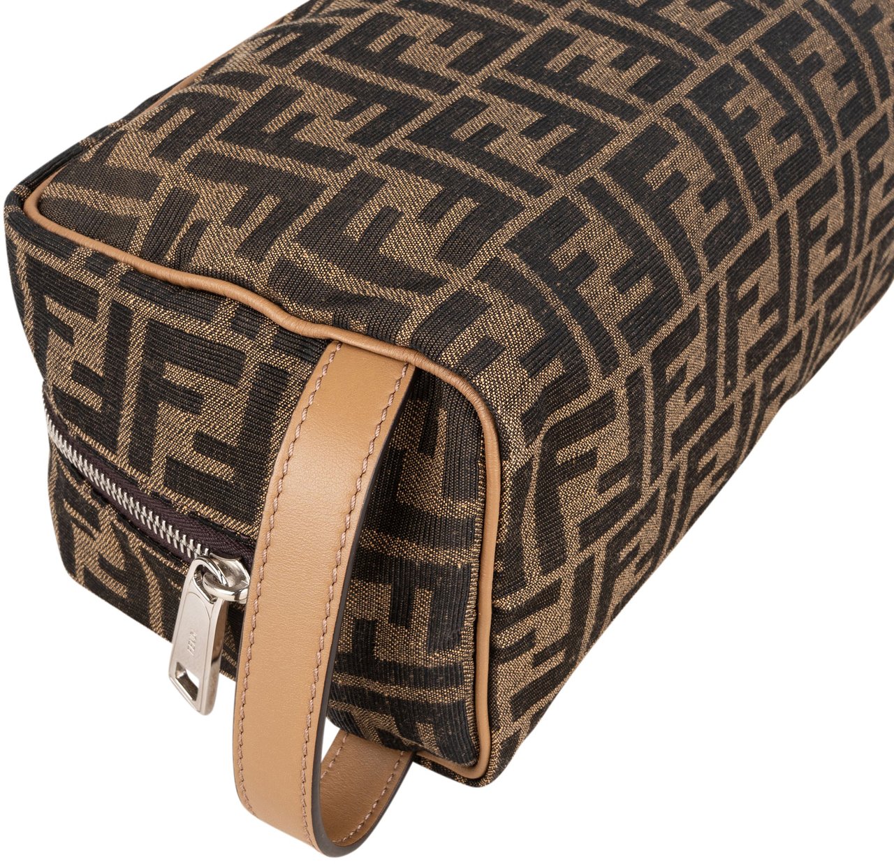 Fendi Fendi FF Monogram Toiletry Bag Bruin