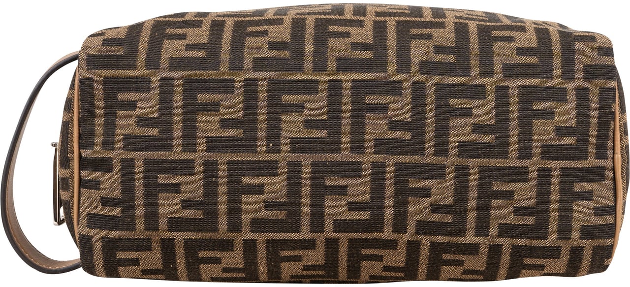 Fendi Fendi FF Monogram Toiletry Bag Bruin