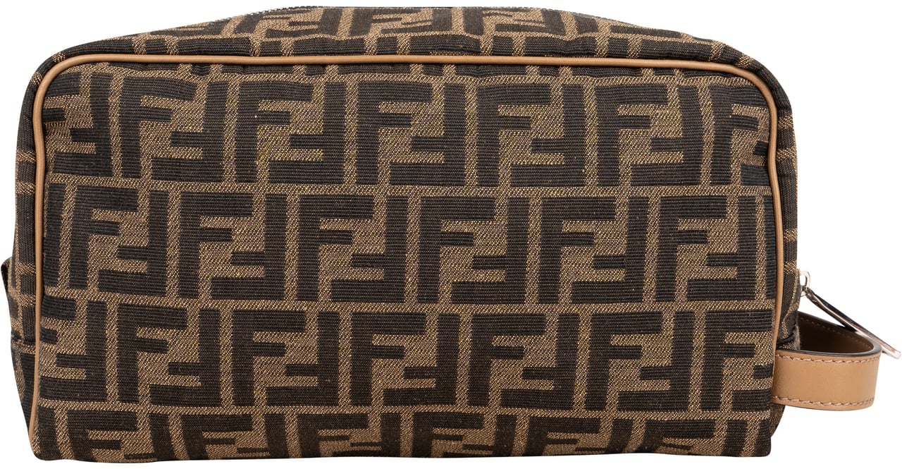 Fendi Fendi FF Monogram Toiletry Bag Bruin