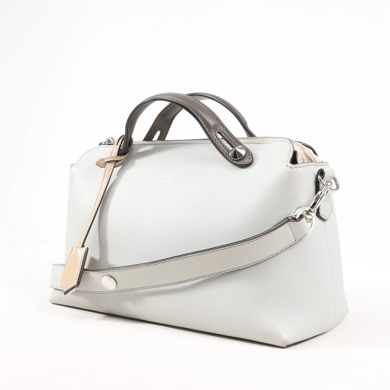 Fendi Fendi By The Way Medium Leather 2Way Handbag in Blue 8BL124 Blauw