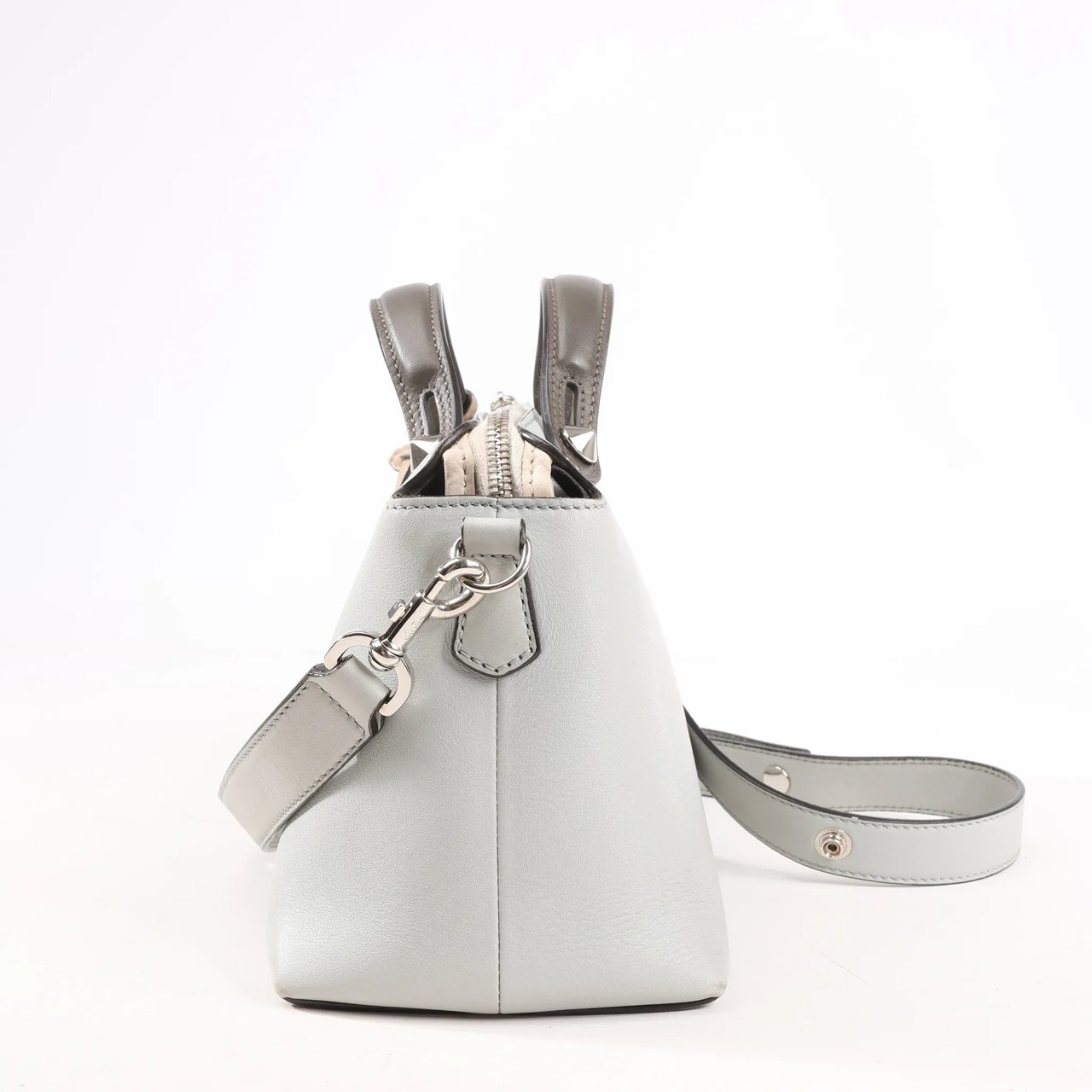 Fendi Fendi By The Way Medium Leather 2Way Handbag in Blue 8BL124 Blauw