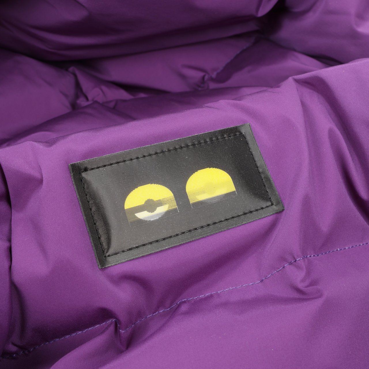 Fendi Fendi Purple Puffer Jacket, Size 44 Paars