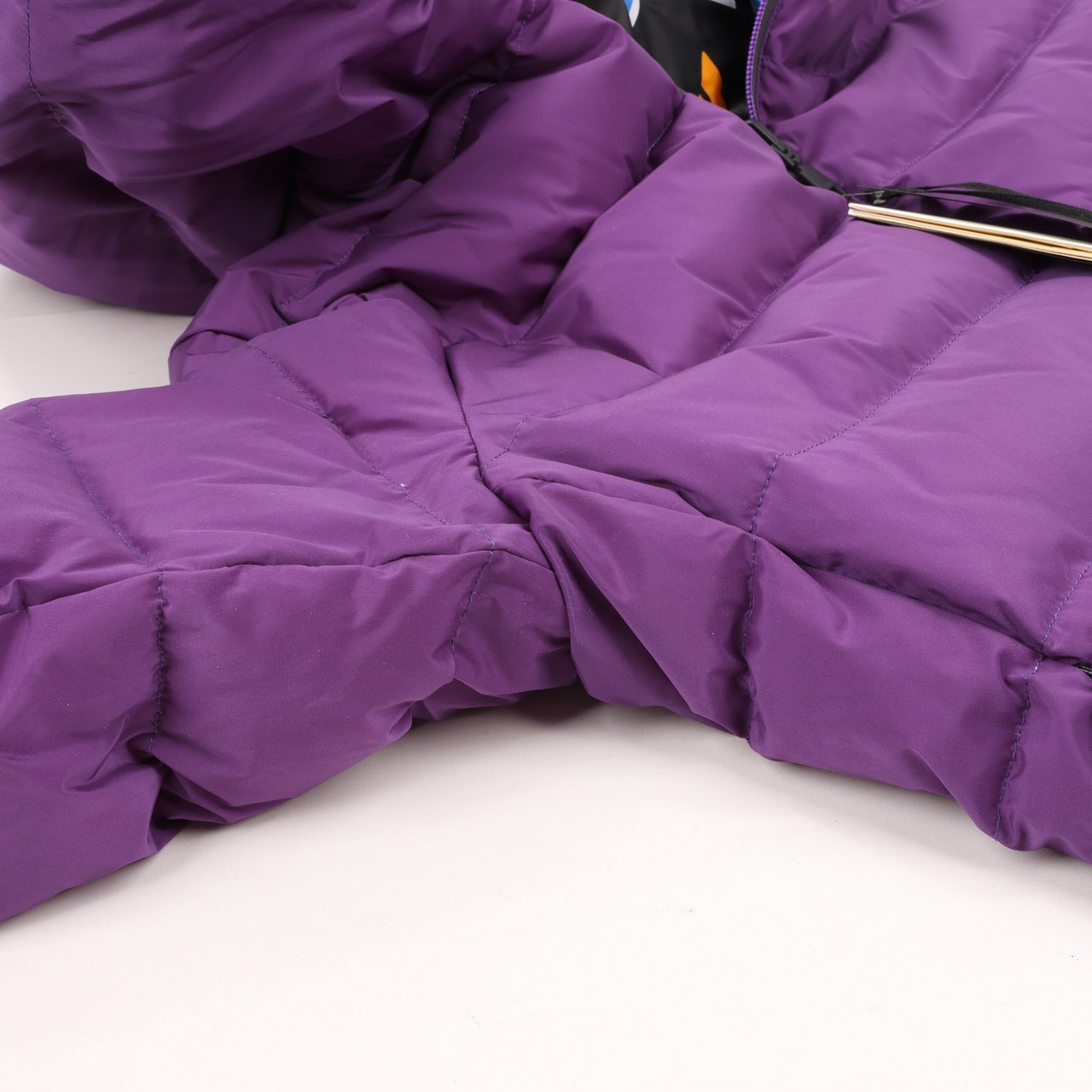 Fendi Fendi Purple Puffer Jacket, Size 44 Paars