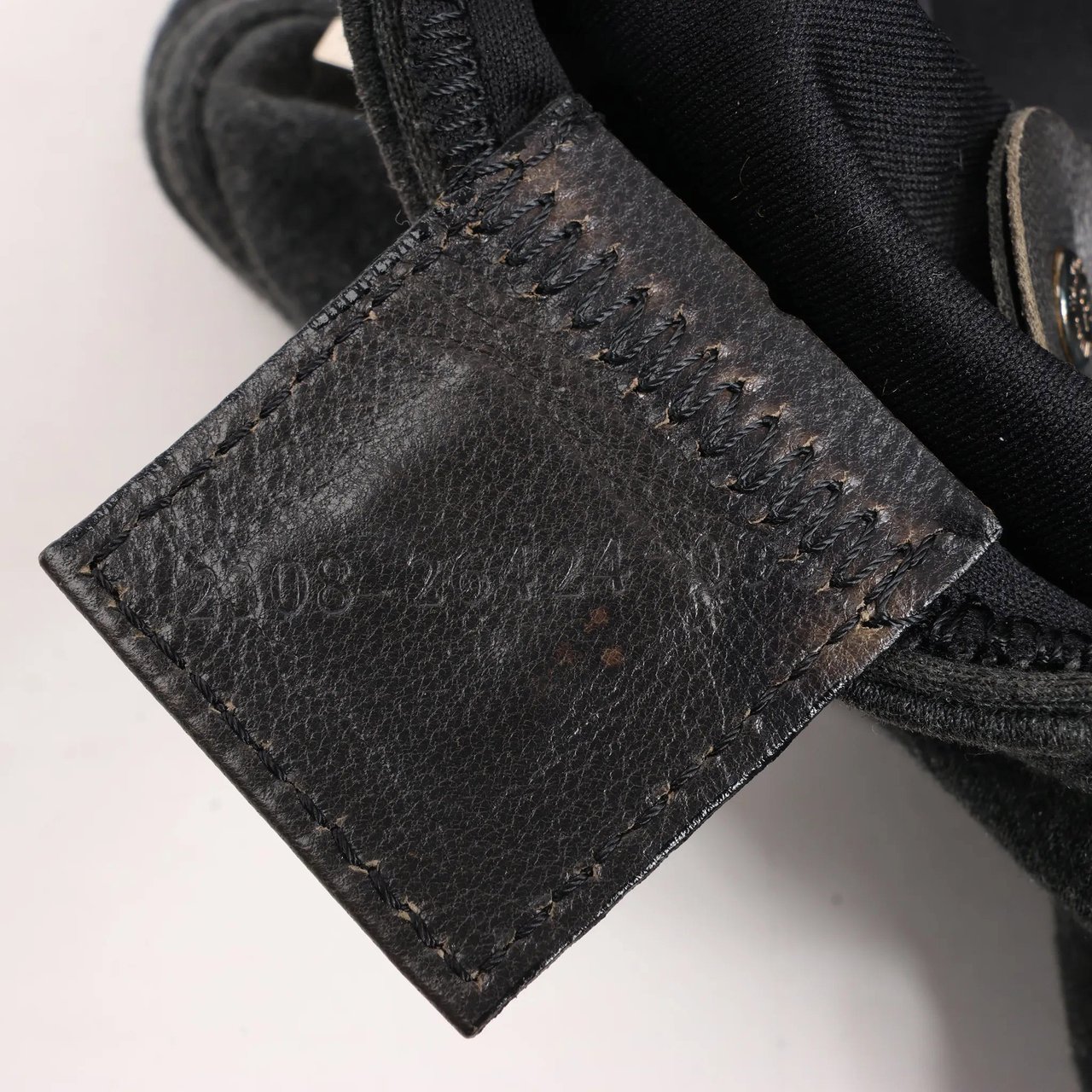 Fendi FENDI Baguette Cotton Shoulder bag in Gray 26424 Grijs