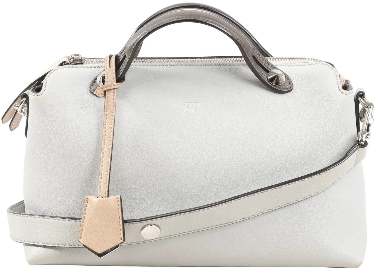 Fendi Fendi By The Way Medium Leather 2Way Handbag in Blue 8BL124 Blauw