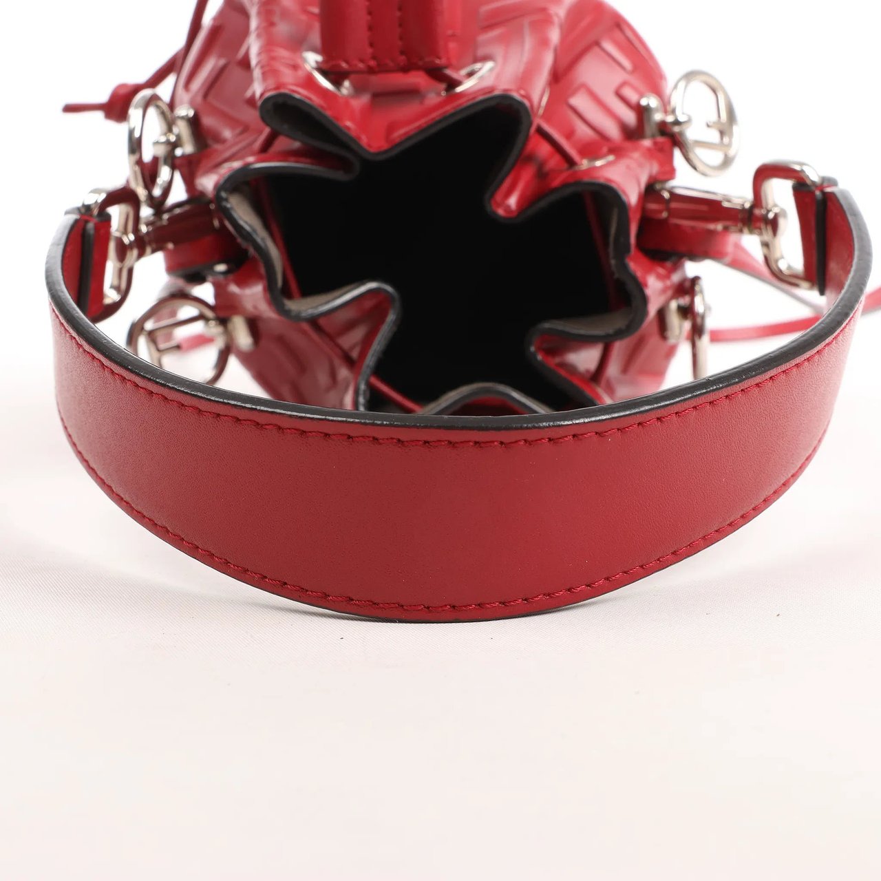 Fendi Fendi Mon Tresor Mini 2Way Shoulder Bag in Red 8BS010 Divers