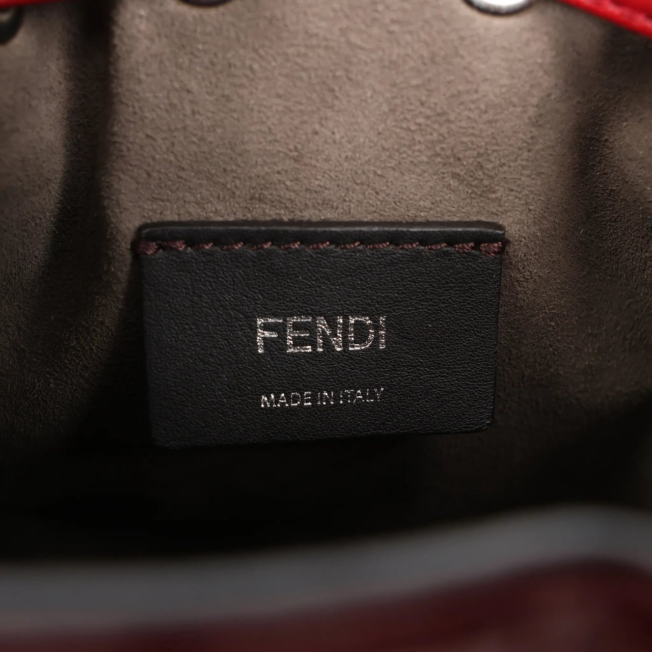 Fendi Fendi Mon Tresor Mini 2Way Shoulder Bag in Red 8BS010 Divers