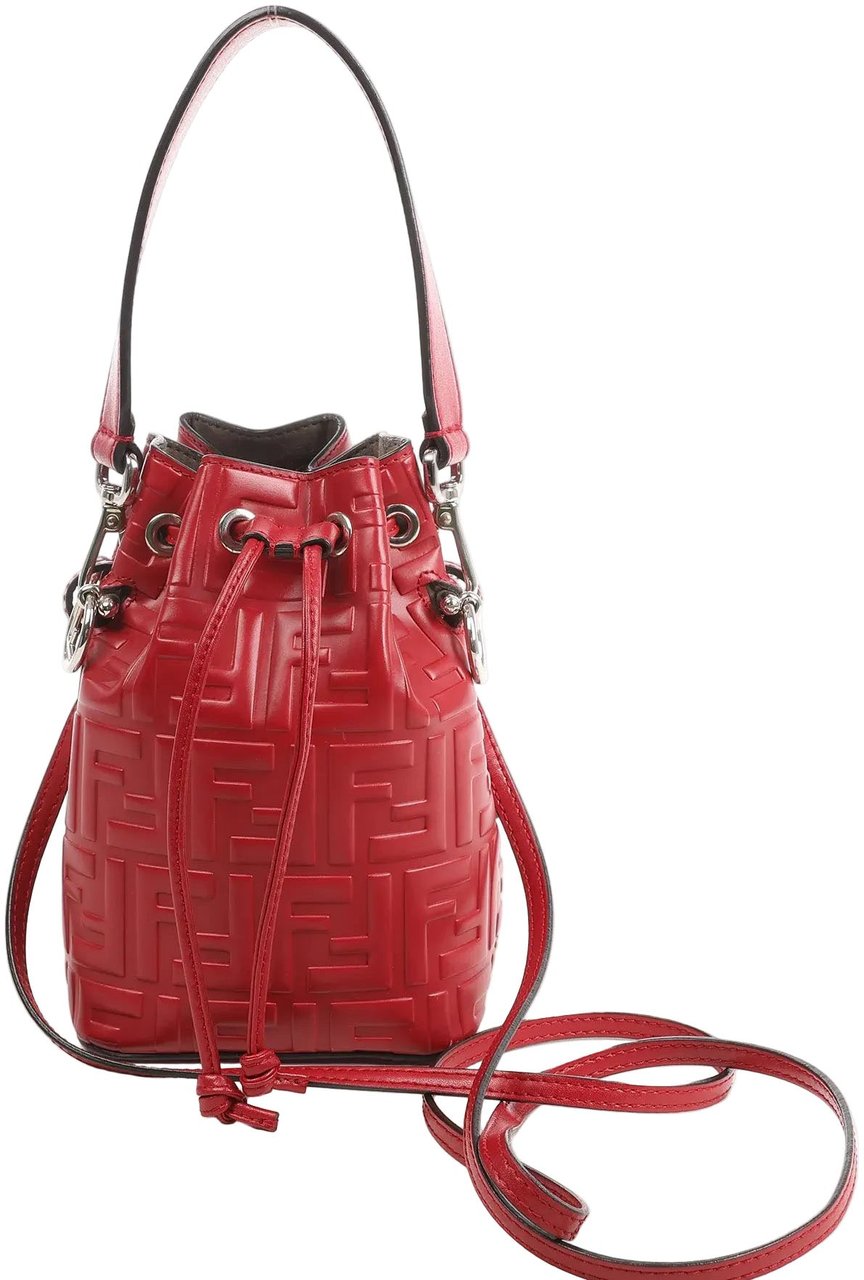Fendi Fendi Mon Tresor Mini 2Way Shoulder Bag in Red 8BS010 Divers