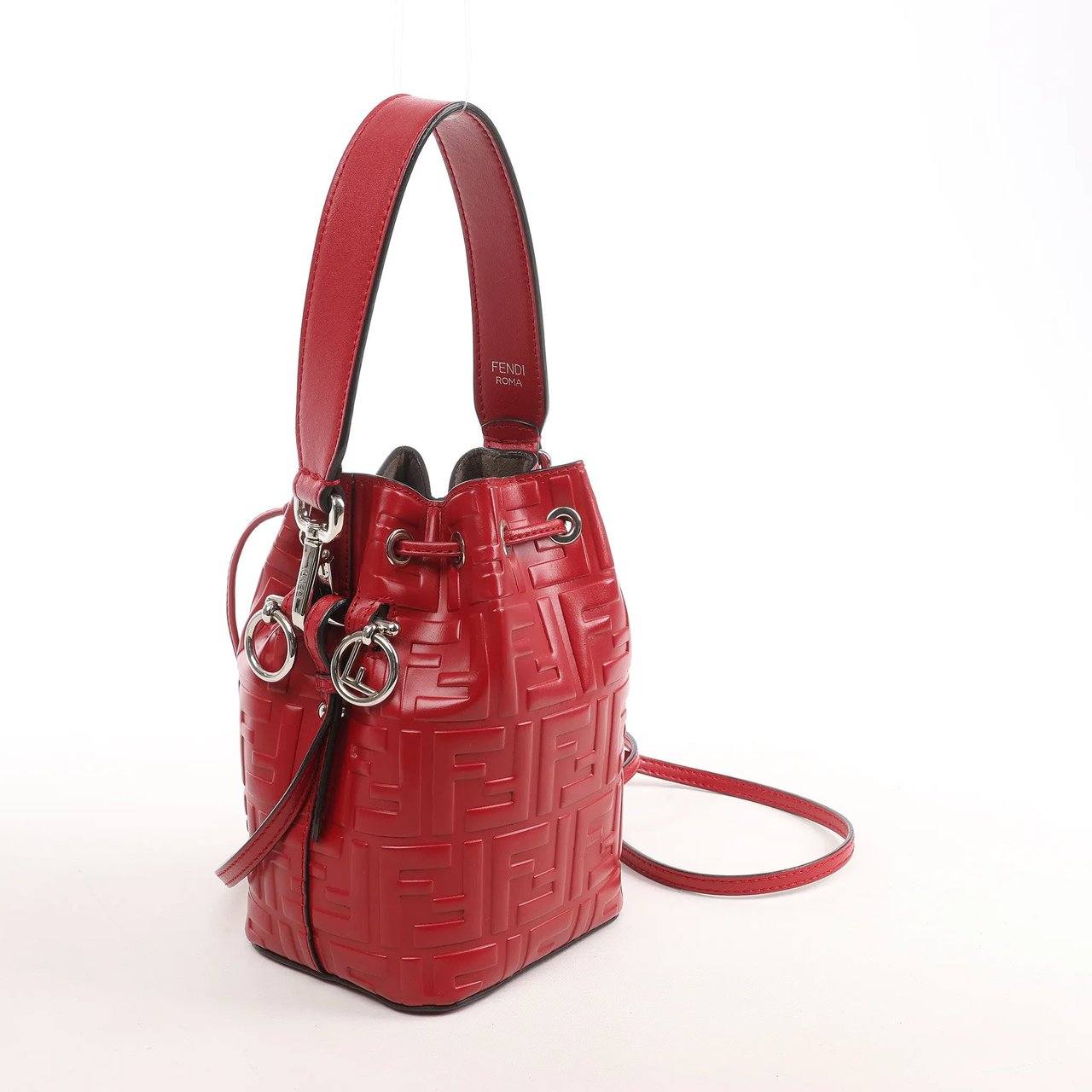 Fendi Fendi Mon Tresor Mini 2Way Shoulder Bag in Red 8BS010 Divers