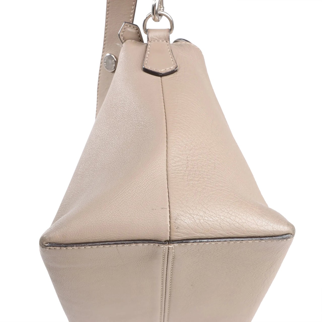 Fendi Fendi By The Way Medium Leather 2Way Handbag in Beige 8BL125 Beige