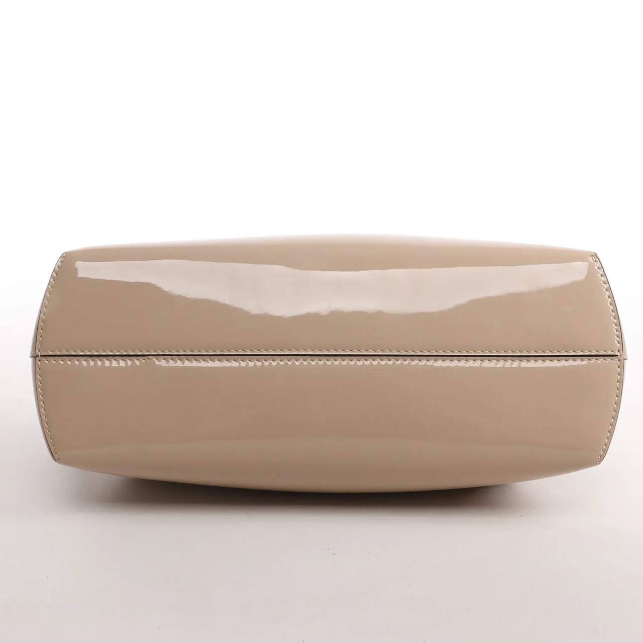 FENDI First Patent Leather Crossbody bag in Beige 8BP137 Beige
