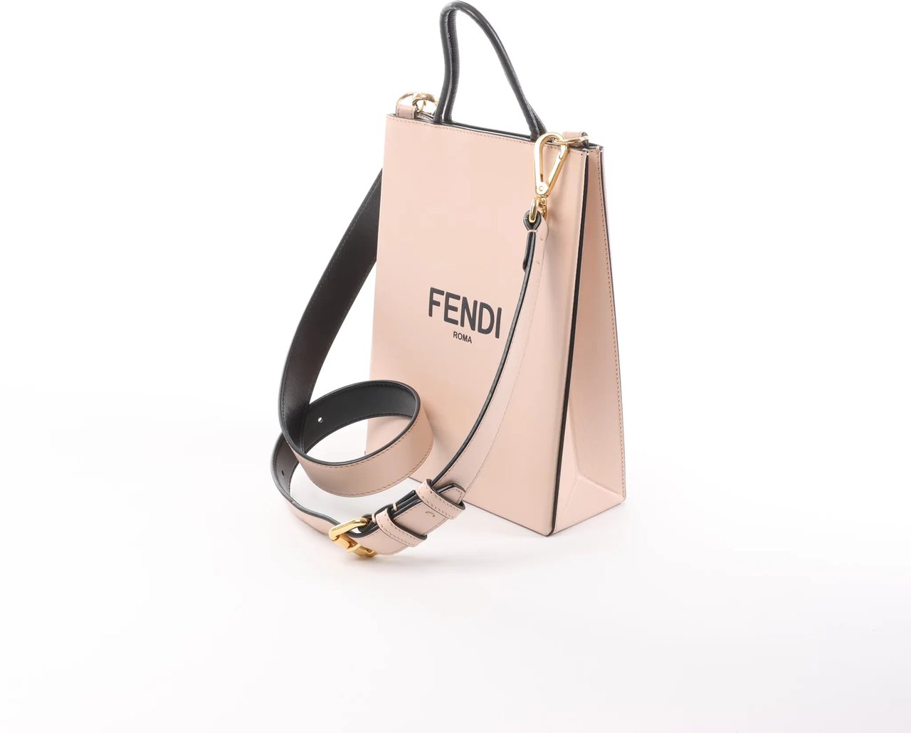 Fendi Shopping bag M Leather 2Way Handbag in Pink 8BH382 Roze