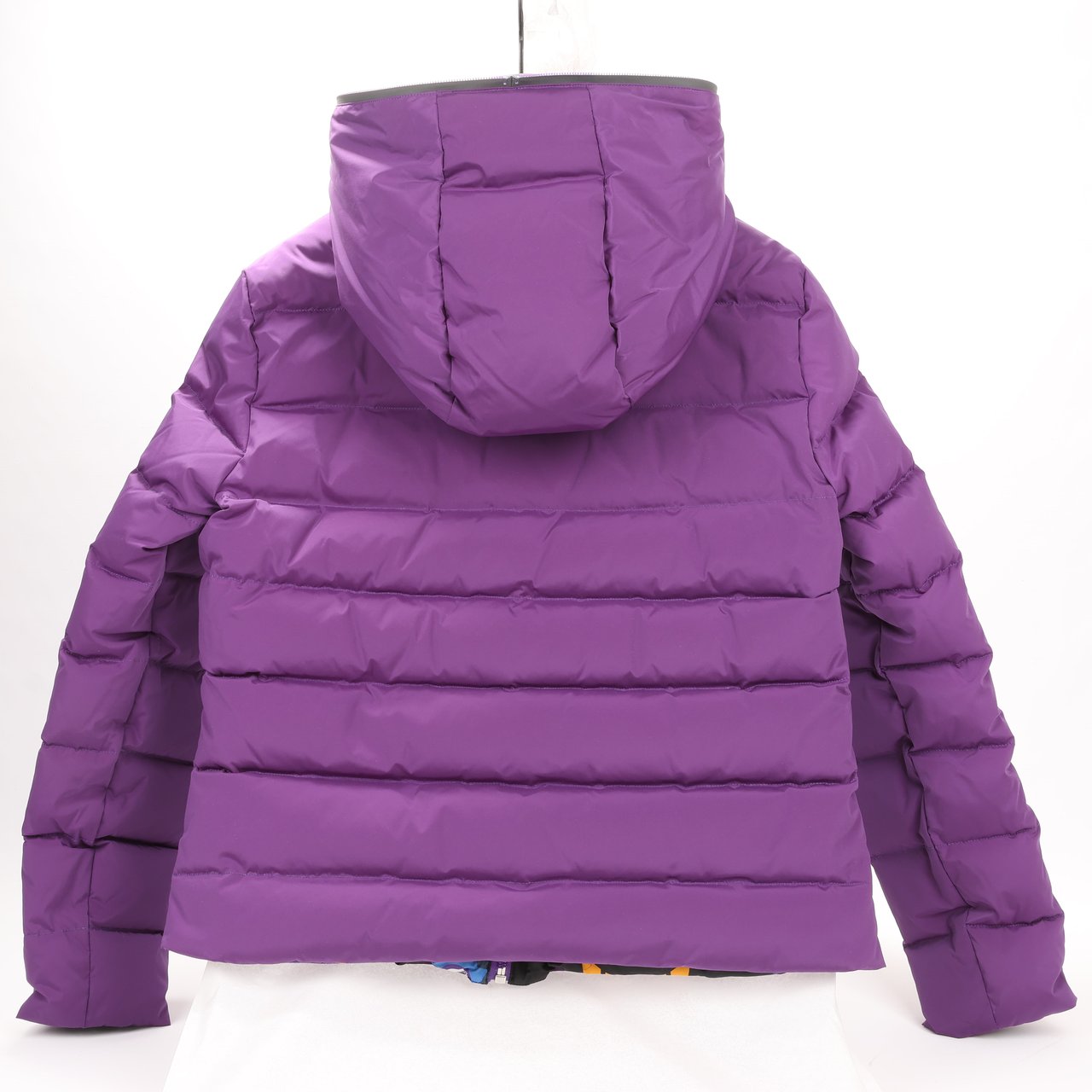 Fendi Purple Puffer Jacket, Size 44 Paars
